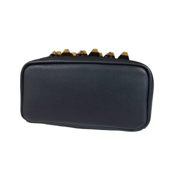 FENDI Shoulder Bag Cross Body 8BT281 leather 2way Borsavit Dolce Studs used - Picture 5 of 8